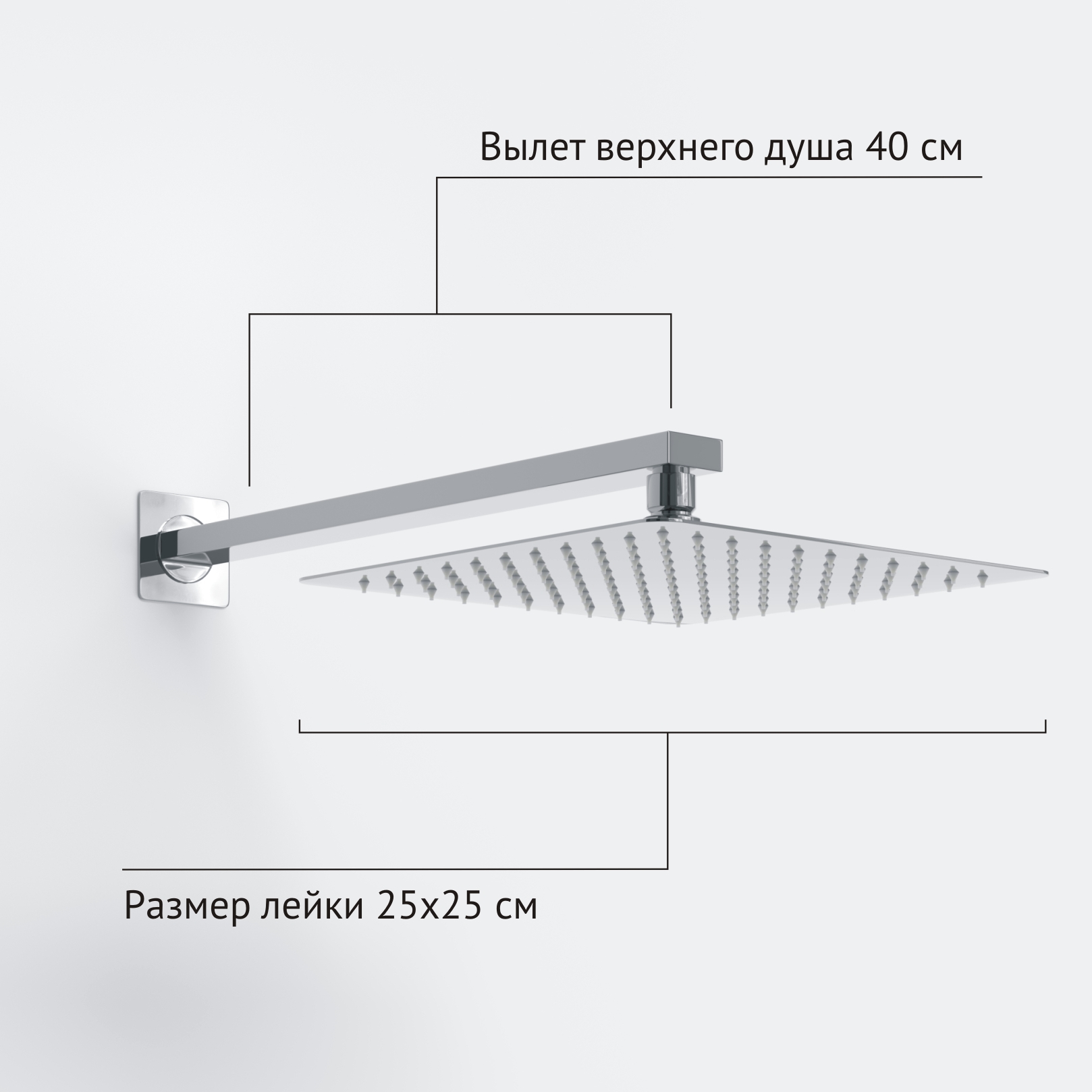 Душевой комплект BERGES VENTAS 3S, хром Душевой комплект BERGES VENTAS 3S, хром